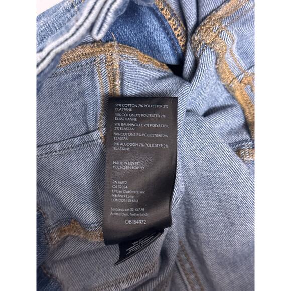 Free People Jeans 29 Womens Jayde High Rise Flare Leg Raw Hem - Picture 7 of 7